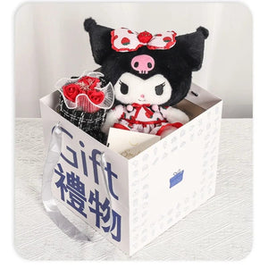 Planet Gates Sanrio Fresh Strawberry Kuromi Melody Pochacco Hellokitty Cinnamoroll Plush Toy Girl Plush Keychain Pendant Cartoon Stuffed Doll