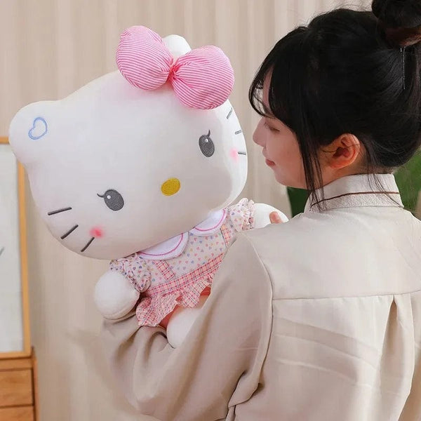 Planet Gates Sanrio Hello Kitty Anime Hello Kitty Stuffed Toys Plushier Soft Pillow Birthday Gifts For Girls Kawaii Hello Kitty Plush Dolls