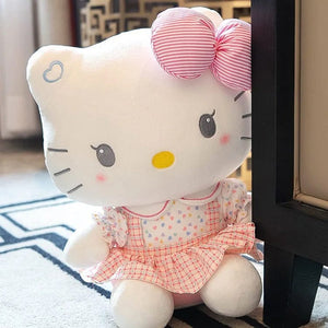 Planet Gates Sanrio Hello Kitty Anime Hello Kitty Stuffed Toys Plushier Soft Pillow Birthday Gifts For Girls Kawaii Hello Kitty Plush Dolls