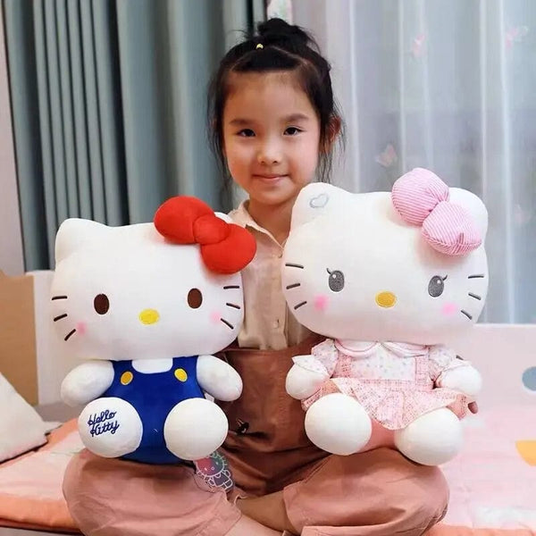 Planet Gates Sanrio Hello Kitty Anime Hello Kitty Stuffed Toys Plushier Soft Pillow Birthday Gifts For Girls Kawaii Hello Kitty Plush Dolls