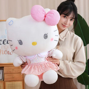 Planet Gates Sanrio Hello Kitty Anime Hello Kitty Stuffed Toys Plushier Soft Pillow Birthday Gifts For Girls Kawaii Hello Kitty Plush Dolls