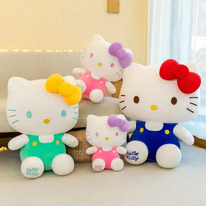 Planet Gates Sanrio Hello Kitty Kuromi Melody Stuffed Toys Cute Plush Cinnamoroll Toys Kawaii Baby Christmas Gifts Children Dolls For Girl