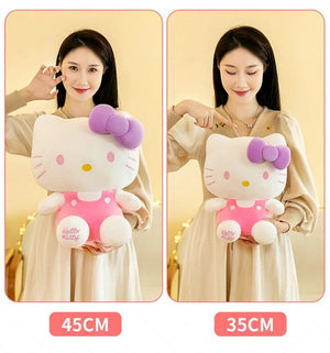 Planet Gates Sanrio Hello Kitty Kuromi Melody Stuffed Toys Cute Plush Cinnamoroll Toys Kawaii Baby Christmas Gifts Children Dolls For Girl