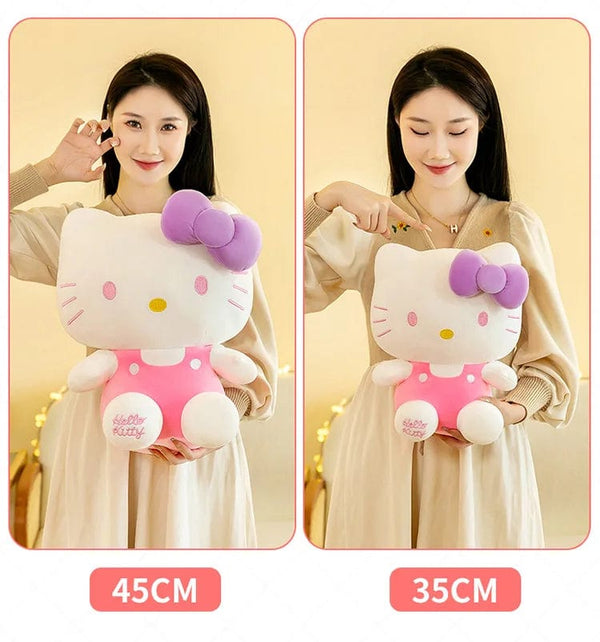 Planet Gates Sanrio Hello Kitty Kuromi Melody Stuffed Toys Cute Plush Cinnamoroll Toys Kawaii Baby Christmas Gifts Children Dolls For Girl