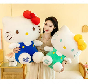 Planet Gates Sanrio Hello Kitty Kuromi Melody Stuffed Toys Cute Plush Cinnamoroll Toys Kawaii Baby Christmas Gifts Children Dolls For Girl