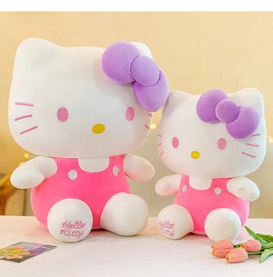 Planet Gates Sanrio Hello Kitty Kuromi Melody Stuffed Toys Cute Plush Cinnamoroll Toys Kawaii Baby Christmas Gifts Children Dolls For Girl