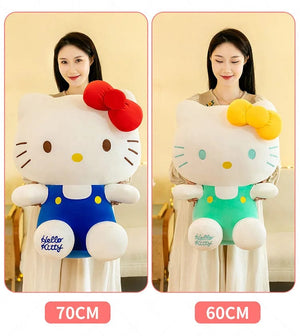 Planet Gates Sanrio Hello Kitty Kuromi Melody Stuffed Toys Cute Plush Cinnamoroll Toys Kawaii Baby Christmas Gifts Children Dolls For Girl