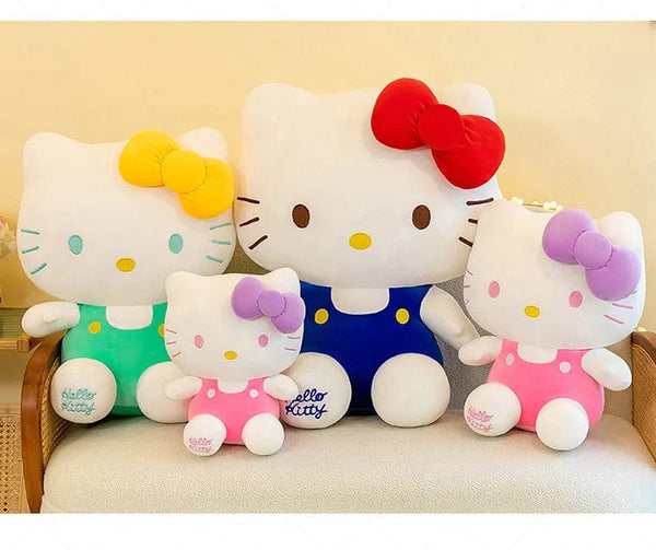 Planet Gates Sanrio Hello Kitty Kuromi Melody Stuffed Toys Cute Plush Cinnamoroll Toys Kawaii Baby Christmas Gifts Children Dolls For Girl