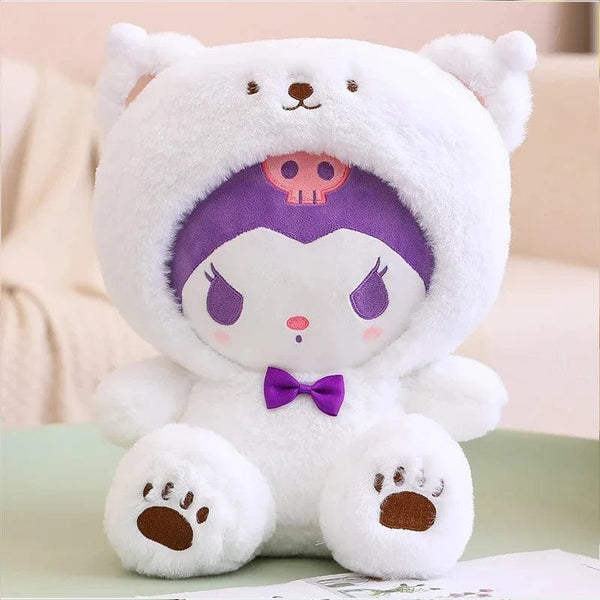 Planet Gates Sanrio Hello Kitty Stuffed Plush Toys Kawaii Kuromi Melody Cinnamoroll Throw Pillow Cartoon Doll Home Decoration Christmas Gift