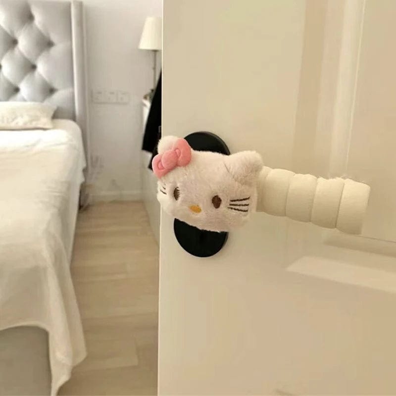 Planet Gates Sanrio Hello Kitty Y2K Handle Protector Kawaii Cute Cartoon Anime Home Children's Room Antistatic Decoration Toys Girls Gifts