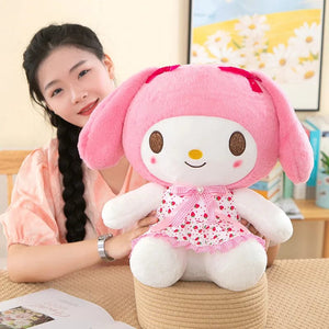 Planet Gates Sanrio Kawali Kuromi Hello Kitty My Melody Cinnamoroll Pillow Plush Toys Plushie Keychain Stuffed Doll for Kids Christmas Gift
