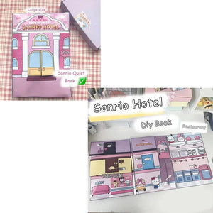 Planet Gates Sanrio Kawali My Melody Cinnamoroll Pochacco Pompompurin Sticker Games Quiet Book Funny Diy Anime Girls Gift Gift Toys For Kids