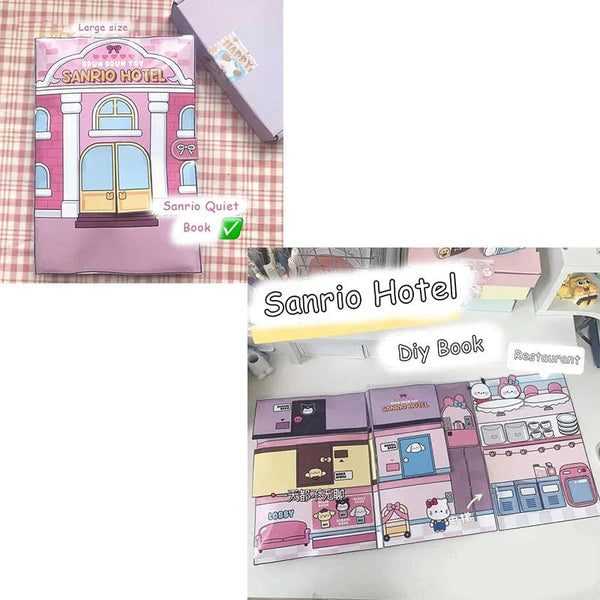 Planet Gates Sanrio Kawali My Melody Cinnamoroll Pochacco Pompompurin Sticker Games Quiet Book Funny Diy Anime Girls Gift Gift Toys For Kids