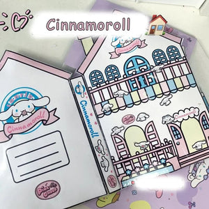 Planet Gates Sanrio Kawali My Melody Cinnamoroll Pochacco Pompompurin Sticker Games Quiet Book Funny Diy Anime Girls Gift Gift Toys For Kids