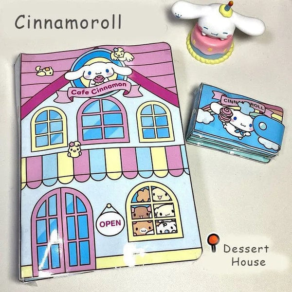 Planet Gates Sanrio Kawali My Melody Cinnamoroll Pochacco Pompompurin Sticker Games Quiet Book Funny Diy Anime Girls Gift Gift Toys For Kids