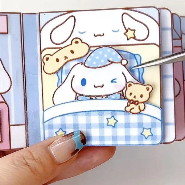 Planet Gates Sanrio Kawali My Melody Cinnamoroll Pochacco Pompompurin Sticker Games Quiet Book Funny Diy Anime Girls Gift Gift Toys For Kids