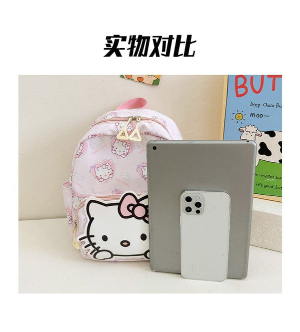Planet Gates Sanrio Kids Schoolbag Backpack Hello Kitty Kuromi Cinnamoroll Printed Oxford Cloth Kindergarten Girl Backpack School Supplies