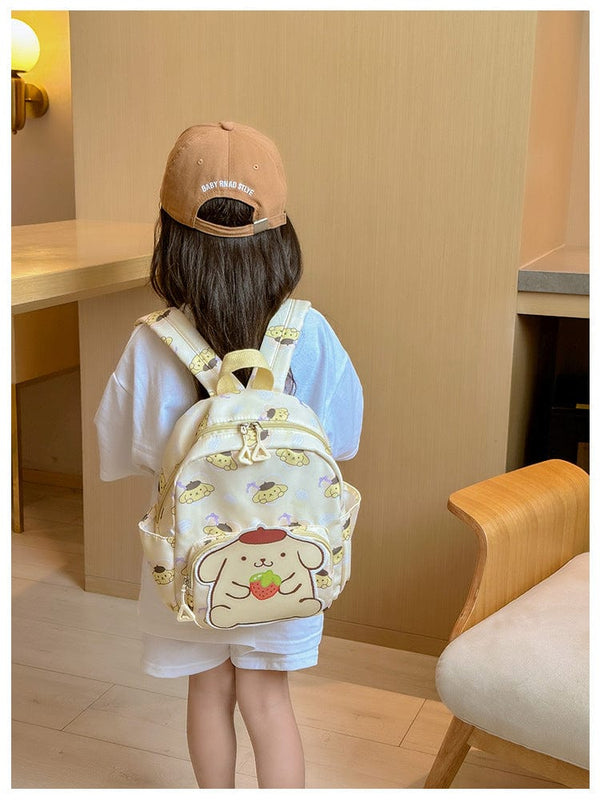 Planet Gates Sanrio Kids Schoolbag Backpack Hello Kitty Kuromi Cinnamoroll Printed Oxford Cloth Kindergarten Girl Backpack School Supplies