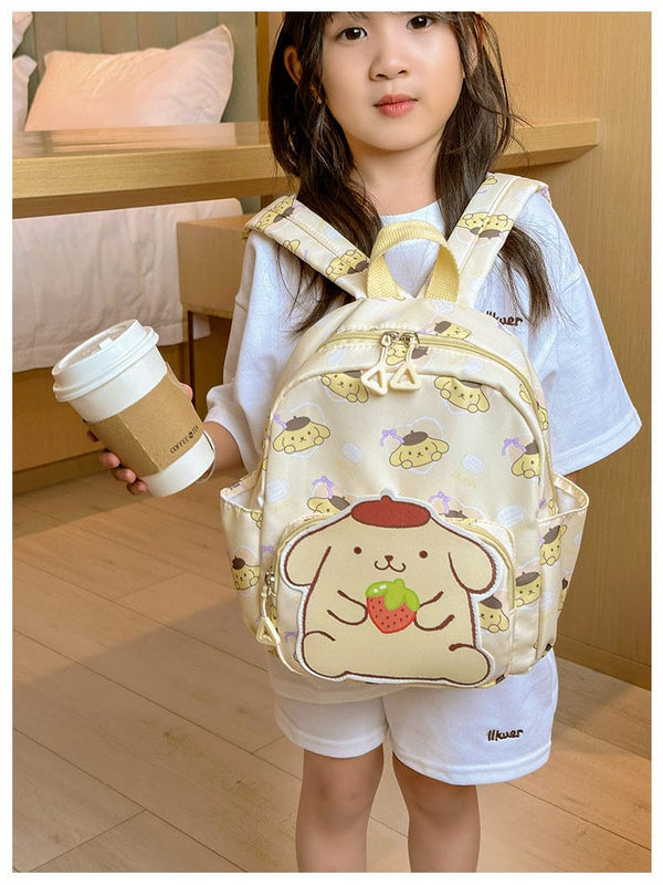 Planet Gates Sanrio Kids Schoolbag Backpack Hello Kitty Kuromi Cinnamoroll Printed Oxford Cloth Kindergarten Girl Backpack School Supplies