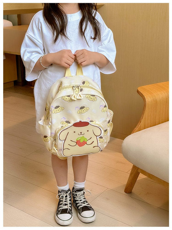 Planet Gates Sanrio Kids Schoolbag Backpack Hello Kitty Kuromi Cinnamoroll Printed Oxford Cloth Kindergarten Girl Backpack School Supplies