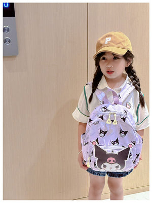 Planet Gates Sanrio Kids Schoolbag Backpack Hello Kitty Kuromi Cinnamoroll Printed Oxford Cloth Kindergarten Girl Backpack School Supplies