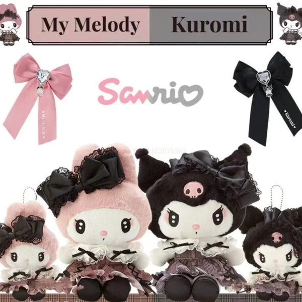 Planet Gates Sanrio Kuromi My Melody Sweet Series Stuffed Plushie Doll Appease Toys Cartoon Anime Cute Plush Pendant Girl Birthday Gifts