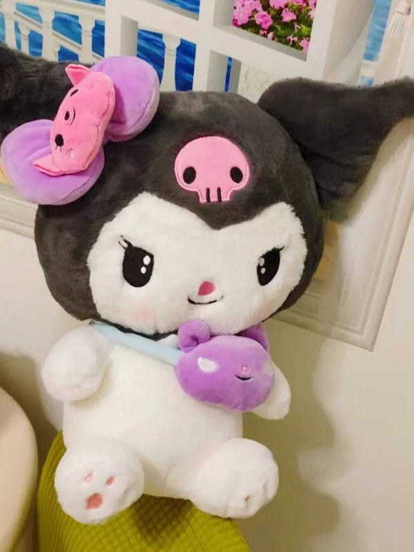 Planet Gates Sanrio Kuromi Plush Dolls 40/50cm kawaii My Melody Cinnamoroll Soft Stuffed animals Anime Figure Pillow Cartoon Decor Kids Toys