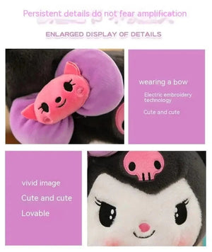 Planet Gates Sanrio Kuromi Plush Dolls 40/50cm kawaii My Melody Cinnamoroll Soft Stuffed animals Anime Figure Pillow Cartoon Decor Kids Toys