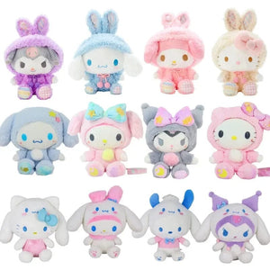 Planet Gates Sanrio Limited Kuromi Cinnamoroll Melody Plush Toy Doll Anime Kawaii Doll Pendant Collection Children's Birthday Festival Gift
