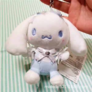 Planet Gates Sanrio Maid Series Kuromi Mymelody Cinnamoroll Plush Toy Doll Backpack Keychain Pendant Girls Birthday Gift