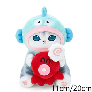 Planet Gates Sanrio Plush Toys Kawaii Hello Kitty My Melody Room Decor Kuromi Plushie Cinnamoroll Doll Plush Keychain for Christmas Gifts