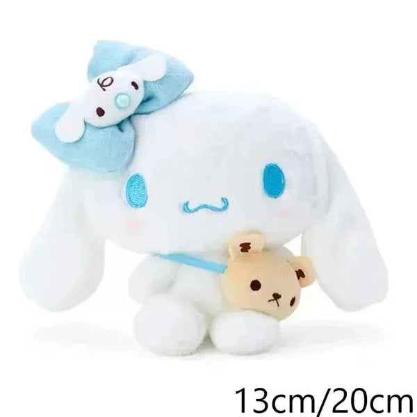 Planet Gates Sanrio Plush Toys Kawaii Hello Kitty My Melody Room Decor Kuromi Plushie Cinnamoroll Doll Plush Keychain for Christmas Gifts