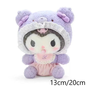 Planet Gates Sanrio Plush Toys Kawaii Hello Kitty My Melody Room Decor Kuromi Plushie Cinnamoroll Doll Plush Keychain for Christmas Gifts