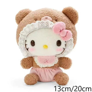 Planet Gates Sanrio Plush Toys Kawaii Hello Kitty My Melody Room Decor Kuromi Plushie Cinnamoroll Doll Plush Keychain for Christmas Gifts