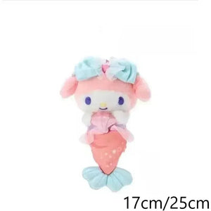 Planet Gates Sanrio Plush Toys Kawaii Hello Kitty My Melody Room Decor Kuromi Plushie Cinnamoroll Doll Plush Keychain for Christmas Gifts