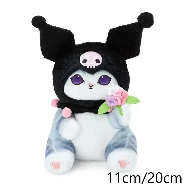 Planet Gates Sanrio Plush Toys Kawaii Hello Kitty My Melody Room Decor Kuromi Plushie Cinnamoroll Doll Plush Keychain for Christmas Gifts