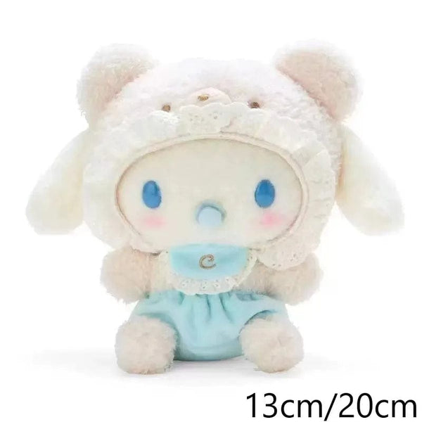 Planet Gates Sanrio Plush Toys Kawaii Hello Kitty My Melody Room Decor Kuromi Plushie Cinnamoroll Doll Plush Keychain for Christmas Gifts