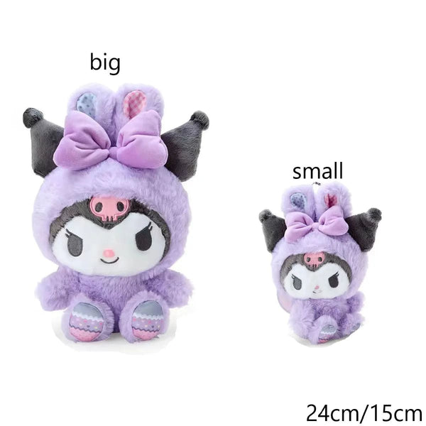 Planet Gates Sanrio Plush Toys Kawaii Hello Kitty My Melody Room Decor Kuromi Plushie Cinnamoroll Doll Plush Keychain for Christmas Gifts