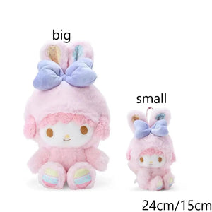 Planet Gates Sanrio Plush Toys Kawaii Hello Kitty My Melody Room Decor Kuromi Plushie Cinnamoroll Doll Plush Keychain for Christmas Gifts