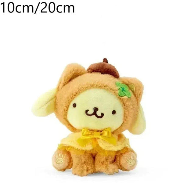 Planet Gates Sanrio Plush Toys Kawaii Hello Kitty My Melody Room Decor Kuromi Plushie Cinnamoroll Doll Plush Keychain for Christmas Gifts