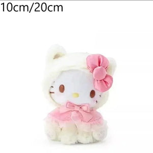 Planet Gates Sanrio Plush Toys Kawaii Hello Kitty My Melody Room Decor Kuromi Plushie Cinnamoroll Doll Plush Keychain for Christmas Gifts