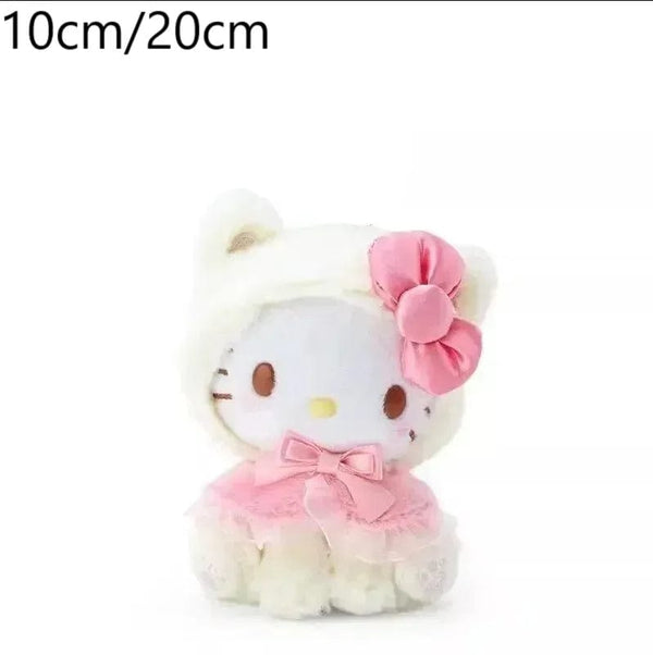 Planet Gates Sanrio Plush Toys Kawaii Hello Kitty My Melody Room Decor Kuromi Plushie Cinnamoroll Doll Plush Keychain for Christmas Gifts