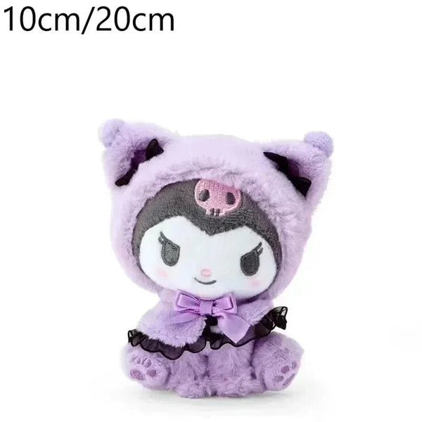 Planet Gates Sanrio Plush Toys Kawaii Hello Kitty My Melody Room Decor Kuromi Plushie Cinnamoroll Doll Plush Keychain for Christmas Gifts