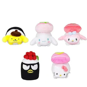 Planet Gates Sanrio Plush Toys Kawaii Hello Kitty My Melody Room Decor Kuromi Plushie Cinnamoroll Doll Plush Keychain for Christmas Gifts