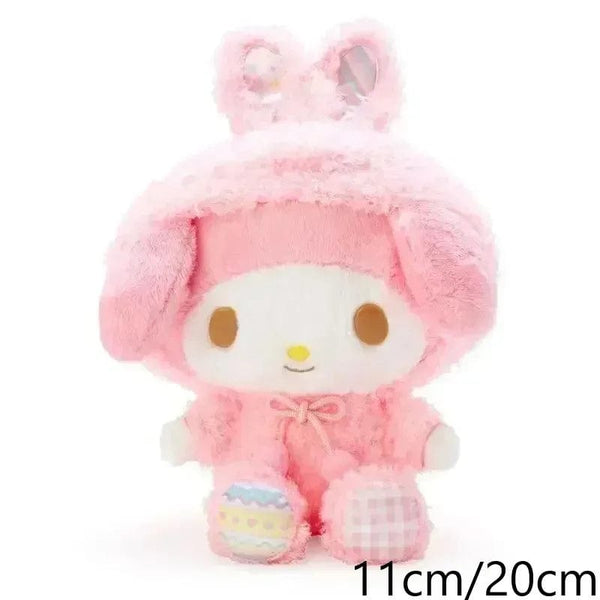 Planet Gates Sanrio Plush Toys Kawaii Hello Kitty My Melody Room Decor Kuromi Plushie Cinnamoroll Doll Plush Keychain for Christmas Gifts