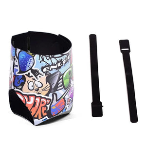 Planet Gates scrawl / CHINA ENLEE Colorful Portable Mountain Bike Folding Bicycle Kettle Cartoon Pattern Bottle Holder Bottle Cage Folding Cup Holder