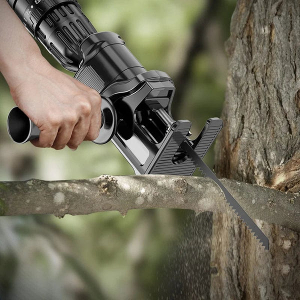 Planet Gates Screwdriver Conversion Head, Electric Drill to Electric Saw, Household Reciprocating Saw, Multifunctional, Wood Tools