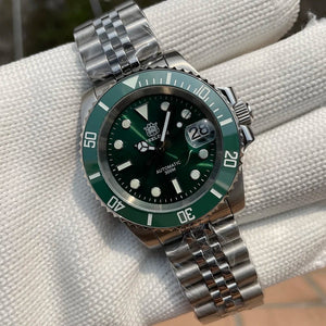 Planet Gates SD1953 New Bracelet With Milled Clasp 41MM NH35 Movement 300M Waterproof Mens Automatic Dive Watches Reloj Ceramic Bezel