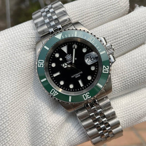 Planet Gates SD1953 New Bracelet With Milled Clasp 41MM NH35 Movement 300M Waterproof Mens Automatic Dive Watches Reloj Ceramic Bezel