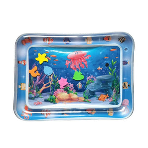 Planet Gates Sea Animal Print Baby Inflatable Play Mat Infant Toy for Newborn Boy Girl Water Entertainment Playing Swimming Games Toys